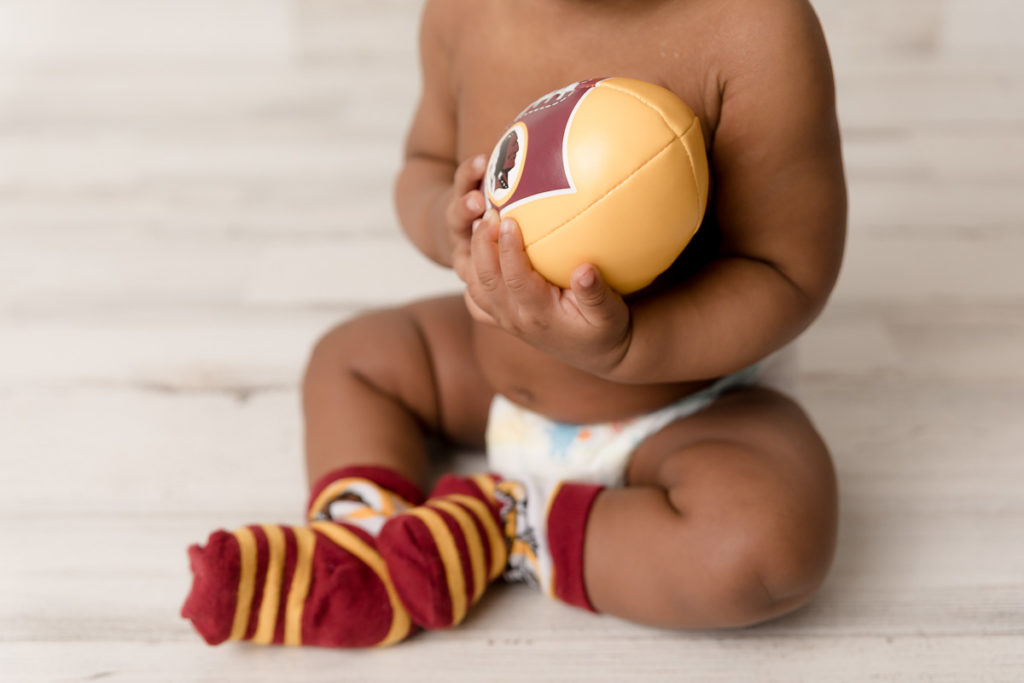 youngest Redskins fan has cute baby chub