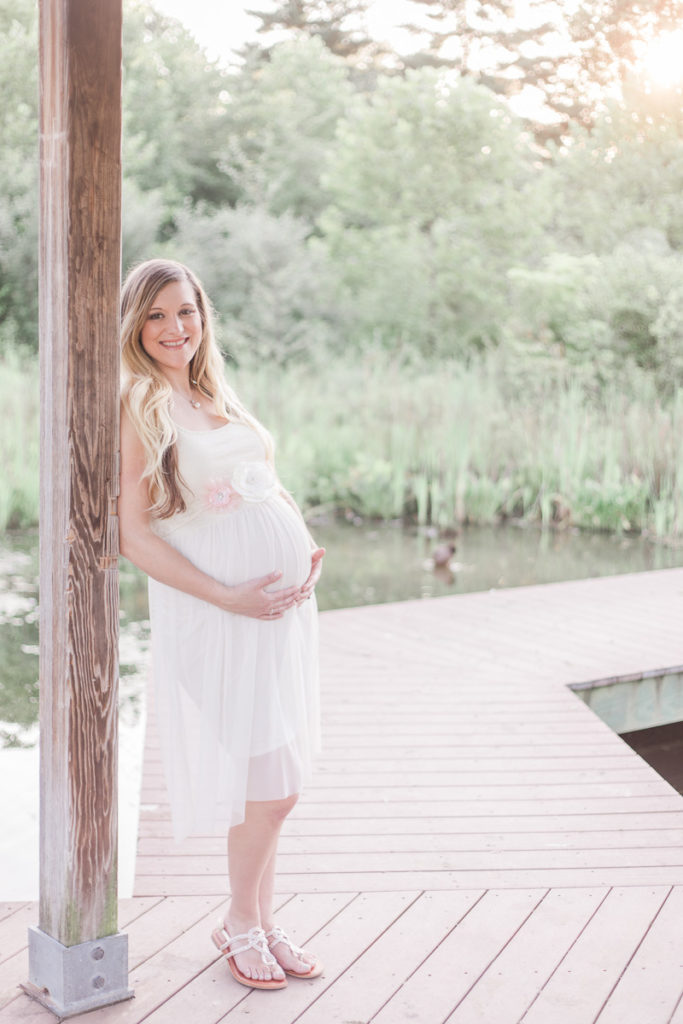 maternity and newborn photography session