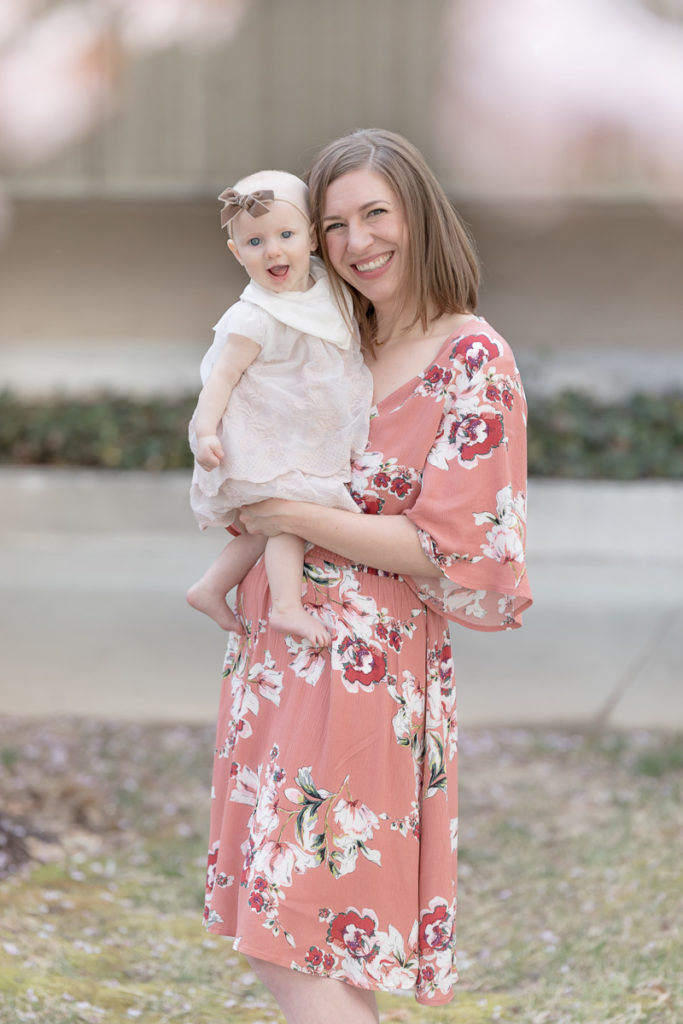 mother daughter cherry blossom photos