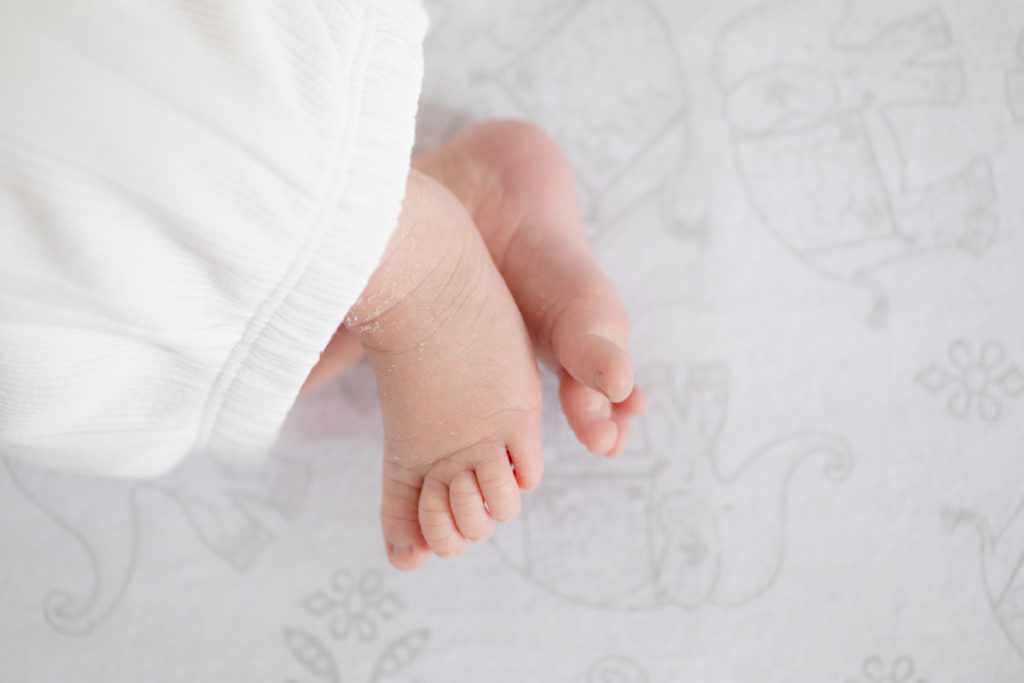 precious newborn feet