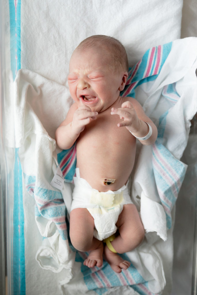 newborn photos right after birth