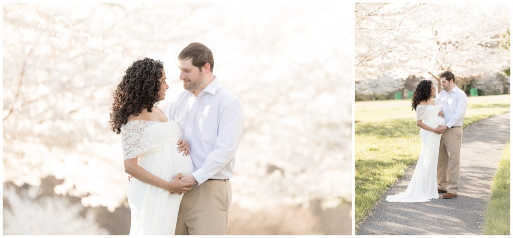 fabulous light for a maternity photo session