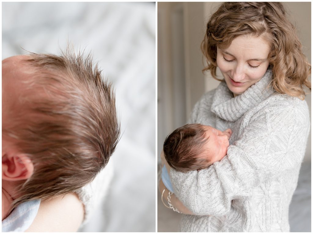 newborn mohawk hair