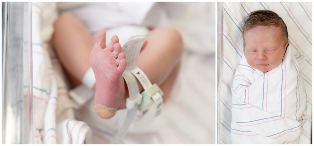 newborn photos in the hospital