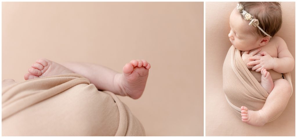 teeny little newborn hands and feet