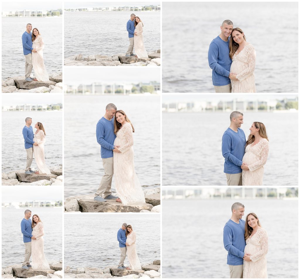 Annapolis maternity session - Daddies are important too!