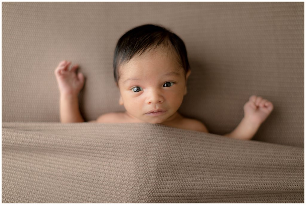 Covid newborn photographer meets this cute baby!