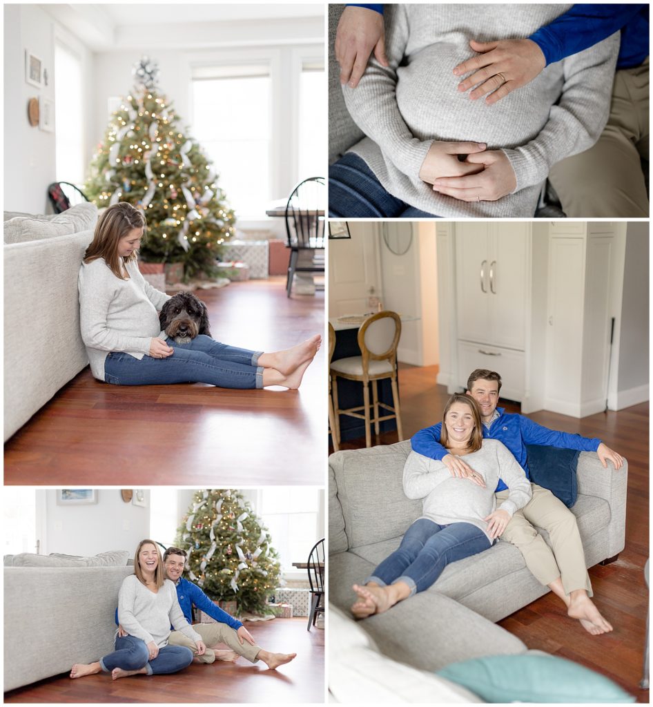 in-home maternity photos