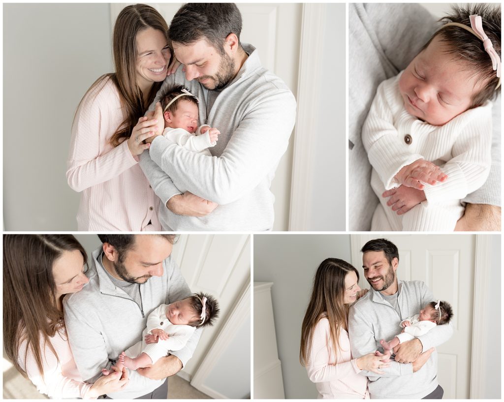 natural light lifestyle newborn session, baby's first year