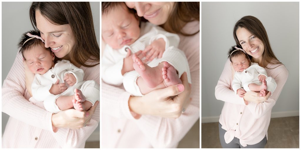 mom portraits with newborn, baby's first year