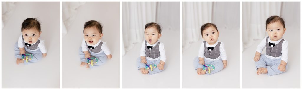 the many faces of Zeke, baby portrait sessions