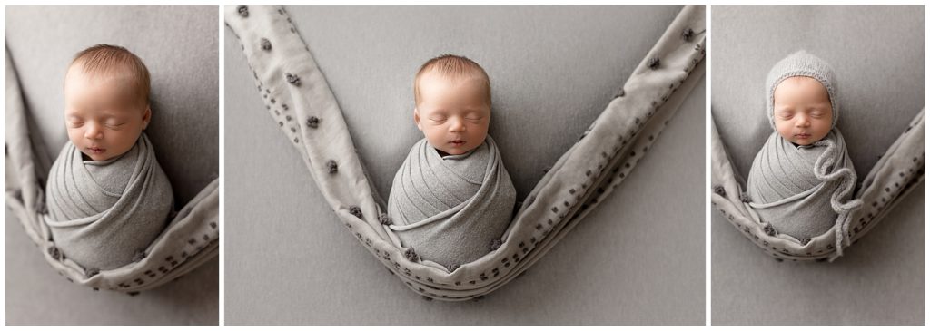 newborn baby in a hammock
