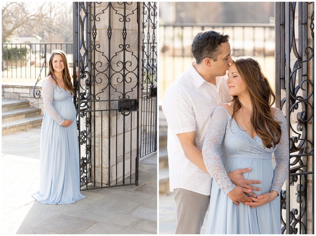 tender moments during special maternity session