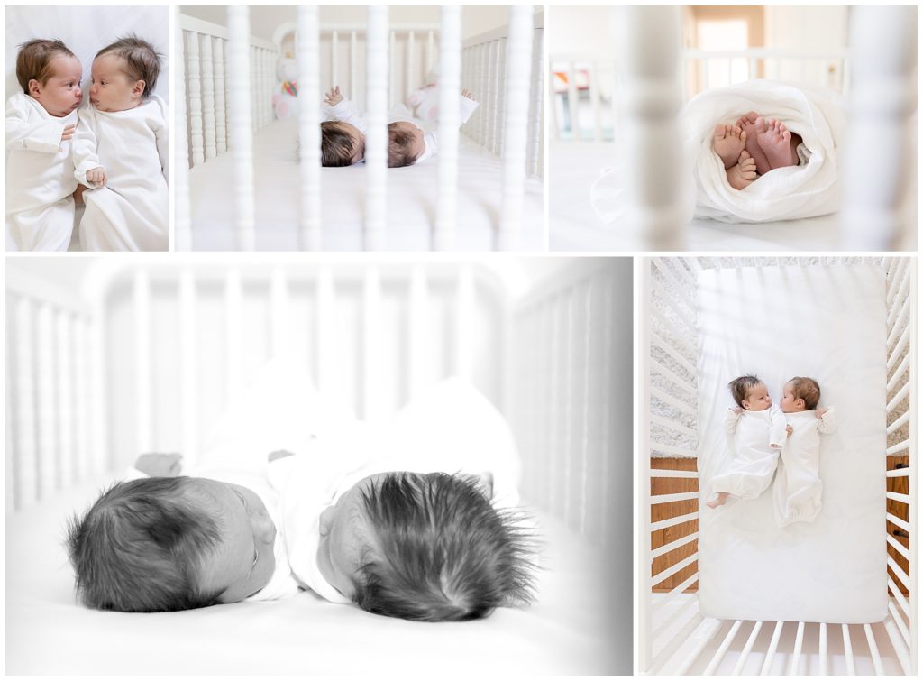 newborn twin lifestyle photos