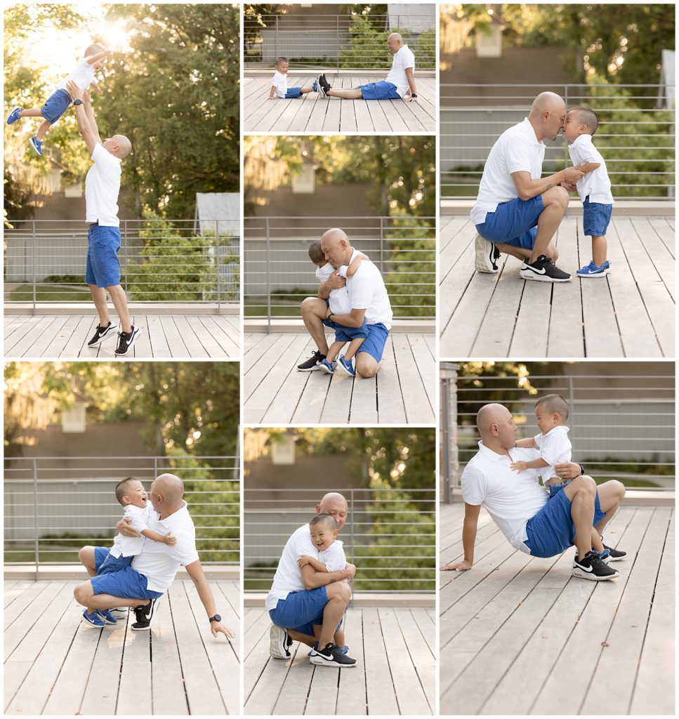 capture the relationship between dad and son