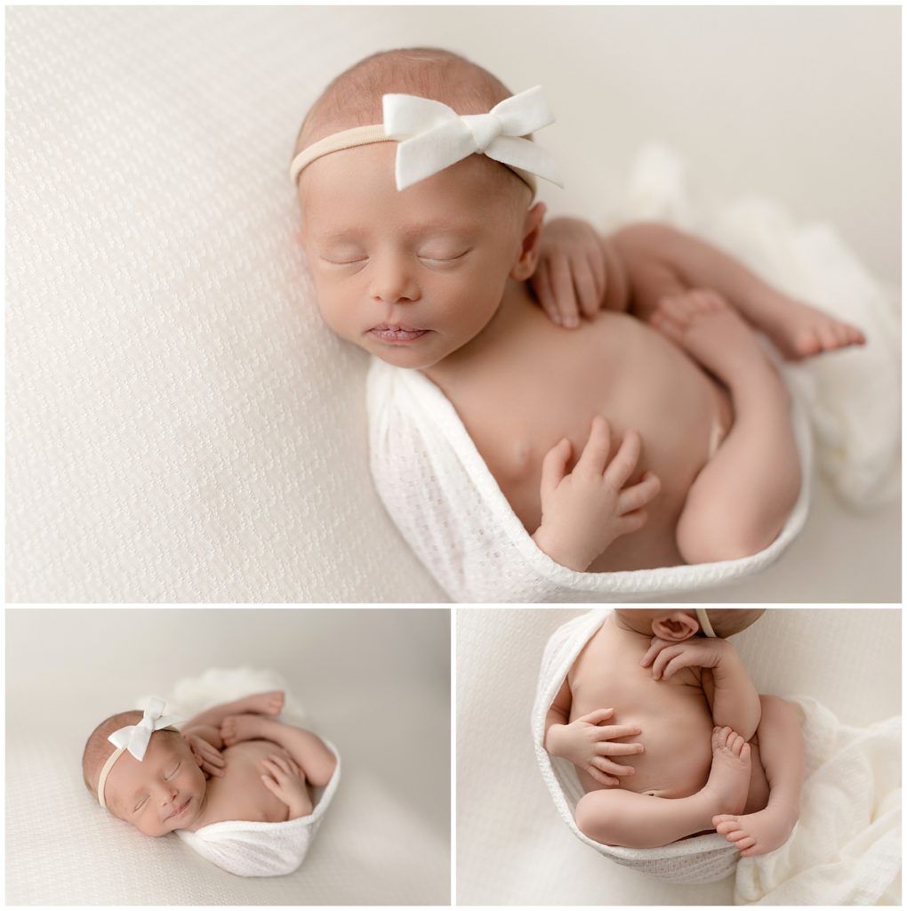 newborn session poses - egg wrap