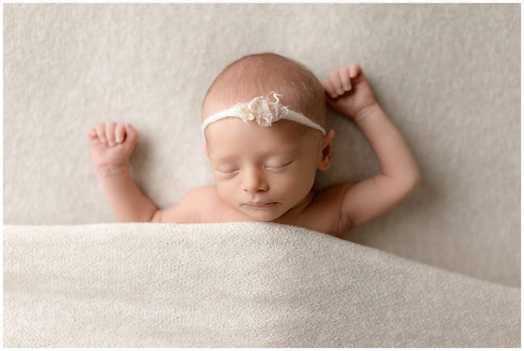 newborn session poses - simply sleepy