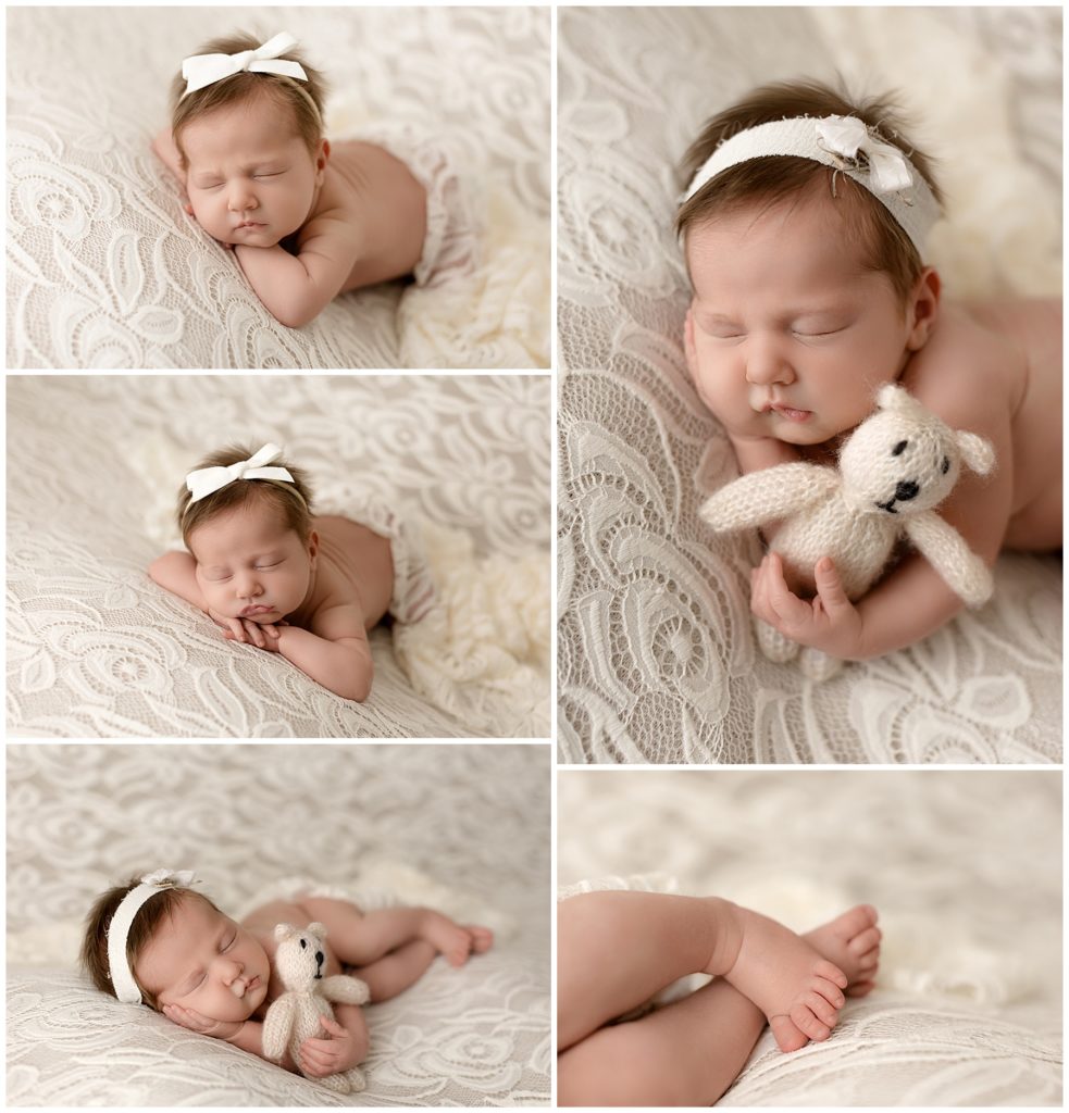 full session newborn photo collage