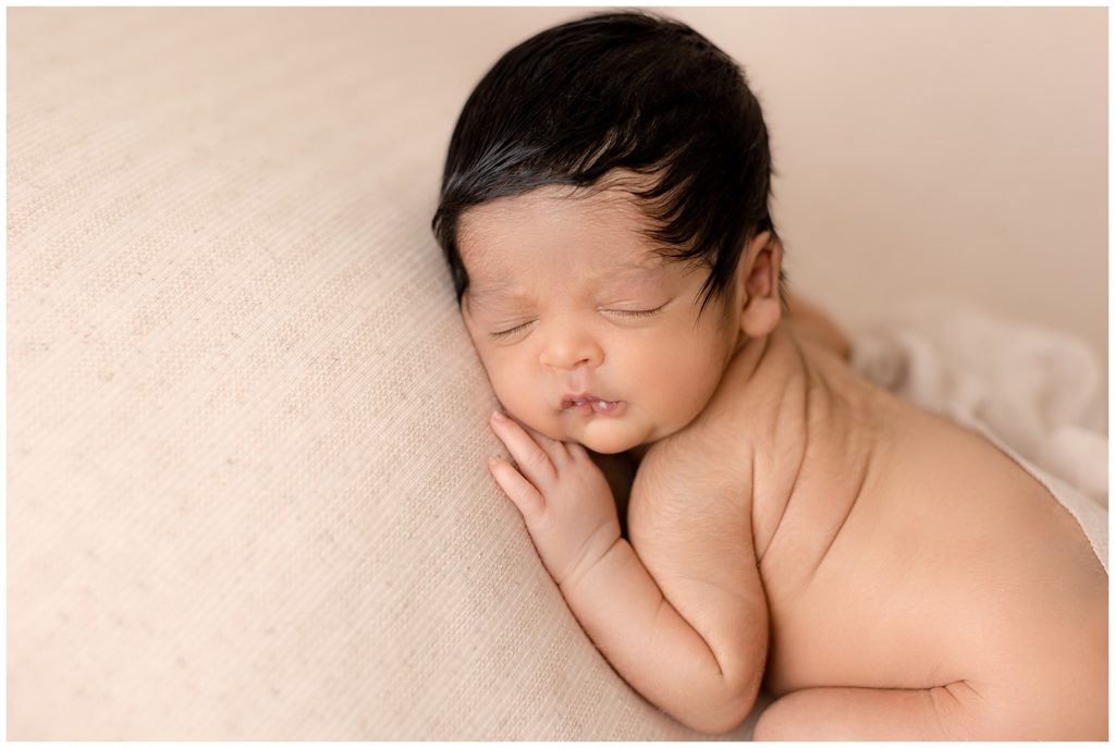 print your images - sleepy newborn boy