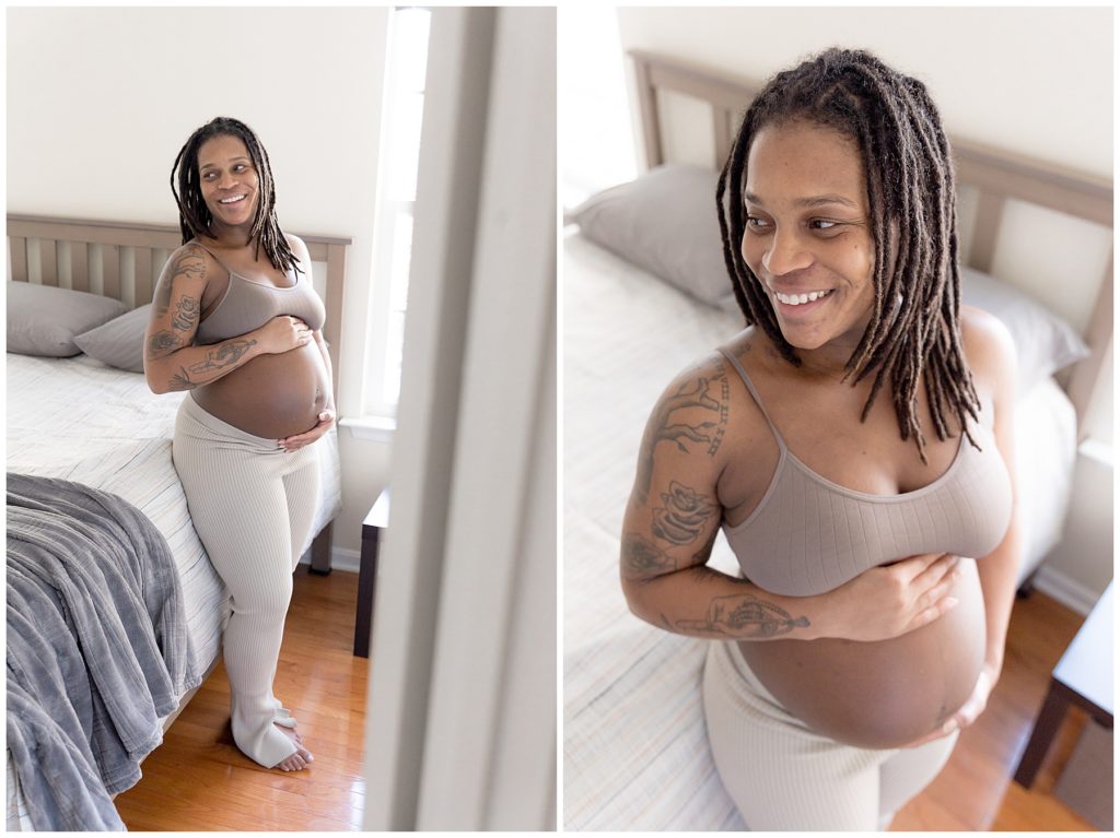 credit to your photographer - pregnancy pictures at home