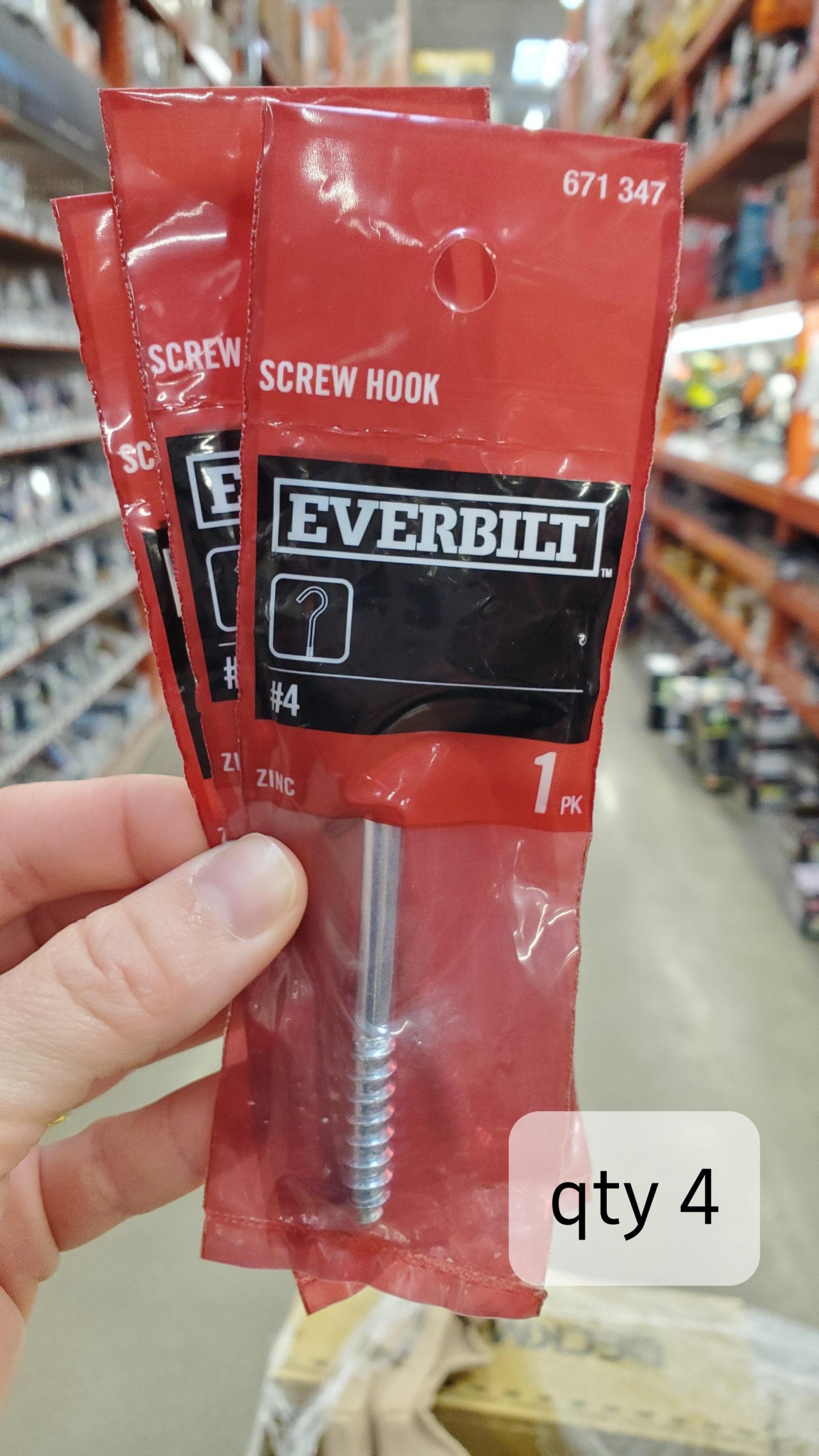 LED light wall supplies - screw hook