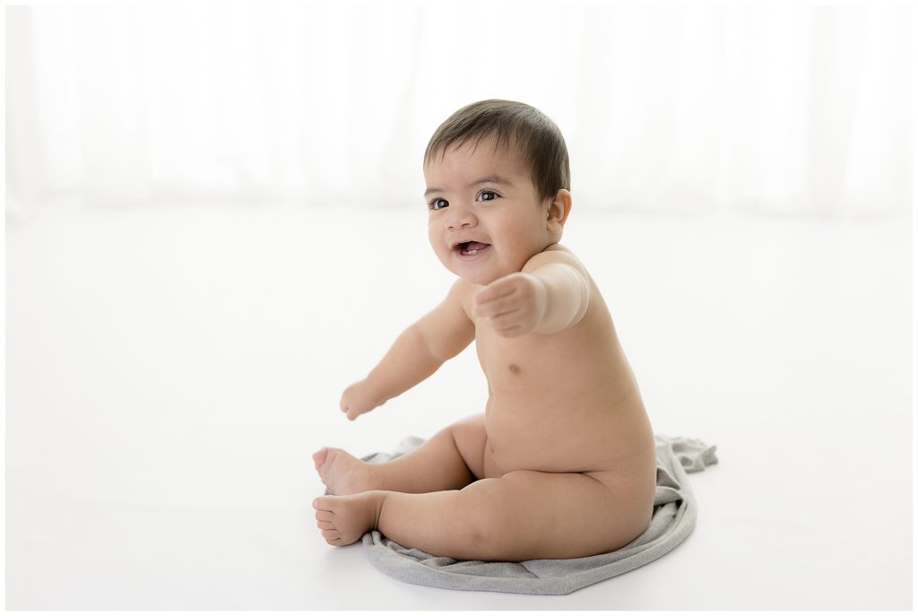 naked baby portrait