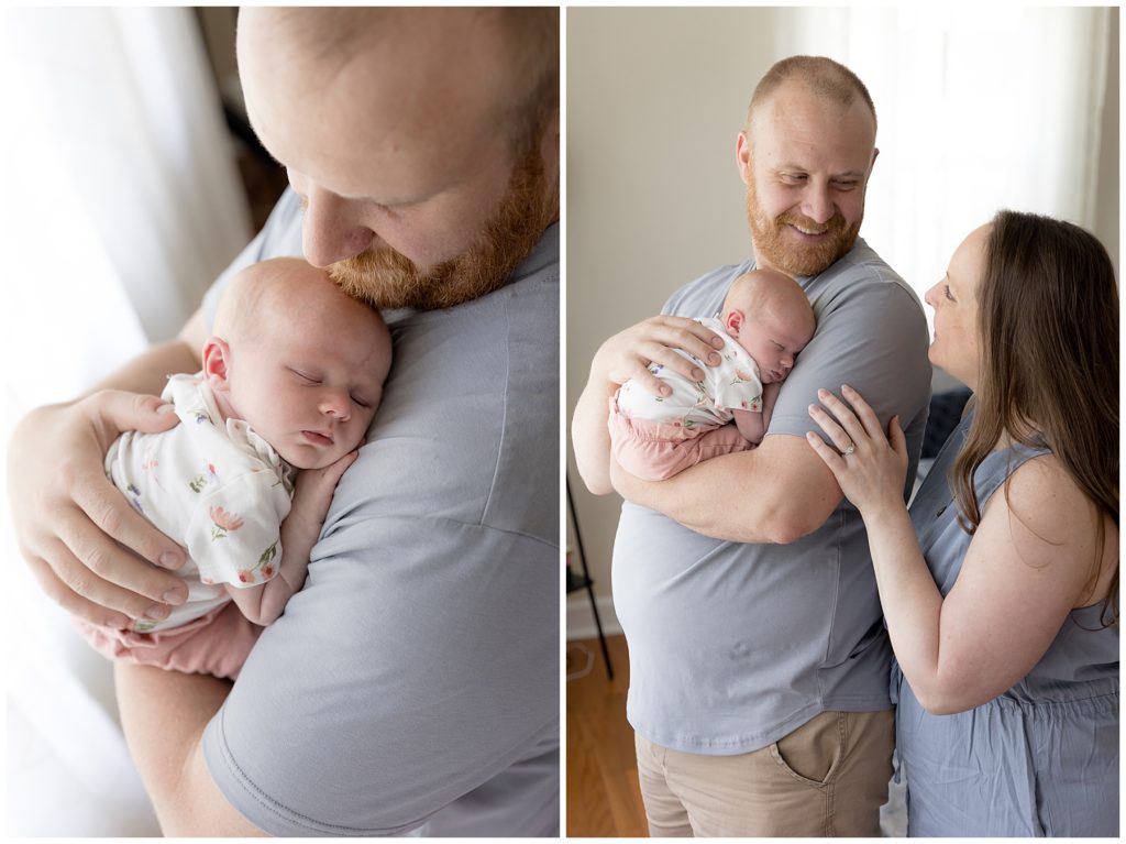 in home photos with newborn