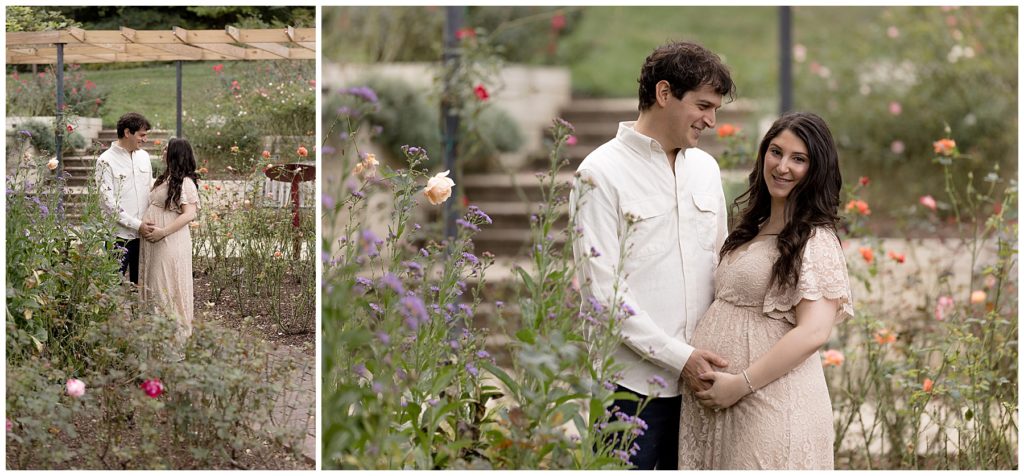 stuck in my comfort zone - Brookside Gardens maternity session