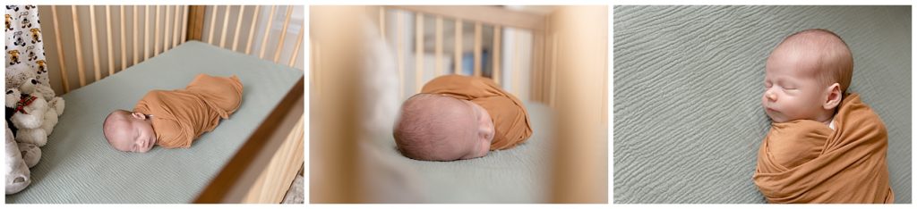 baby in crib, Candid newborn photos