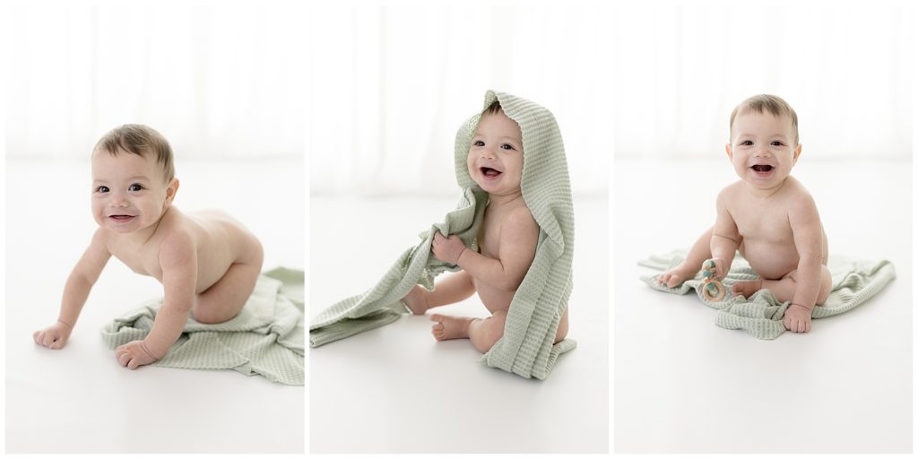 naked baby portraits, Creating connection