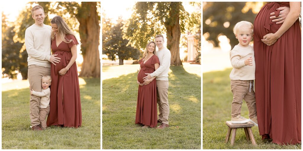 Posed as well as candid shots are a staple of maternity photography