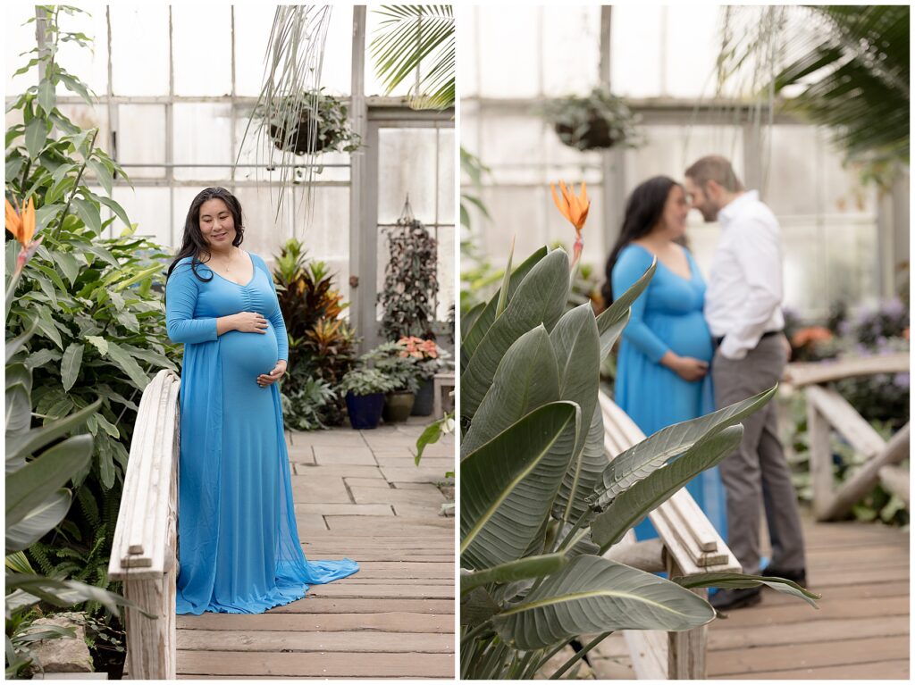 Tender moments captured of husband a wife during pregnancy photo session