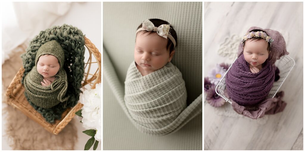 a newborn showcased by stunning compositions